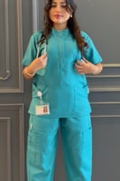 سكراب نسائي تركوازي - Turquoise women's scrub