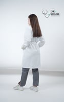 لاب كوت نسائي نقشه بالكم - Women's Lab coat with s...