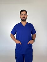 سكراب رجالي أزرق - Navy men's scrubs