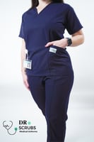 سكراب نسائي كحلي - Navy blue women's scrub