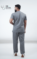 سكراب رجالي رمادي - Grey men's scrubs