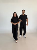 سكراب رجالي أسود - Black men's scrub