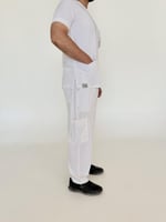 سكراب رجالي أبيض -white men's scrub