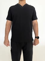 سكراب رجالي أسود - Black men's scrub