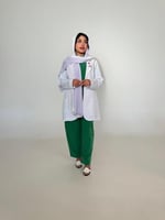 طرحه مكس لون بفسجي فاتح مع لون اف وايت (F)