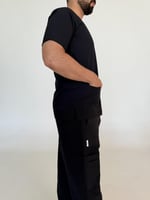 سكراب رجالي أسود - Black men's scrub