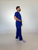 سكراب رجالي أزرق - Navy men's scrubs