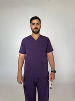 سكراب رجالي بنفسجي - Purple men's scrub