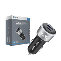 شاحن سيارة مزدوج بقدرة 53 واط بمنفذين C-Type وA-US...