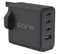 راس جداري اسود EONE 100W 4PORT E120306