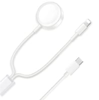 سلك شاحن 2 في 1 (تايب سي - ساعة ابل + ايفون) (T346...