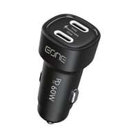 شاحن سيارة EONE ثنائي المنافذ 60 واط – شحن سريع PD