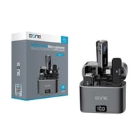 مايك مزدوج لا سلكي تايب سي بخاصية العزل التام من E...