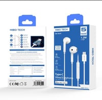 سماعة HIbo Tech Type-C السلكية – صوت ستيريو وراحة...