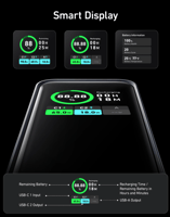 باور بانك من انكر بقوة 200 واط 20000 ميلي امبير بم...