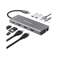 محول Digitplus Type-C 12 في 1 إلى HDMI + USB + LAN...