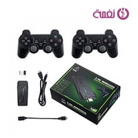 جهاز العاب صغير مع وحدات تحكم لاسلكية