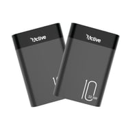 عرض بطارييتين متنقلة من اكتيف 10 الاف ميلي امبير 2...