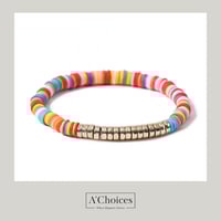 اساور ملونة قابلة للتعديل بعدة ألوان