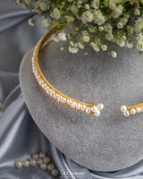 تشوكر ذهبي مصنوع يدوياً من النحاس المطلي بالذهب عي...