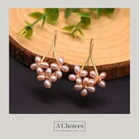 أقراط مصنوعة يدوياً من النحاس المطلي بالذهب عيار 1...