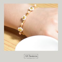 اسوارة مصنوع يدوياً من النحاس المطلي بالذهب عيار 1...