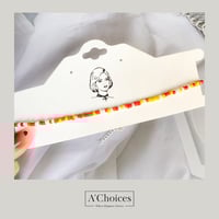 سلسال خرز ملون بعدة خيارات