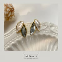 أقراط مصنوعة من النحاس المطلي بالذهب عيار 14 على ش...