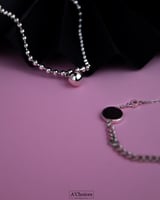 خلخال الرجل مصنوع من الفضة عيار 925 بتصميم الجرس