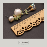 أقراط مصنوعة يدوياً من الفضة والنحاس المطلي بالذهب...