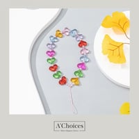 سلسال جوال مصنوعة يدوياً من الإكريلك الملون