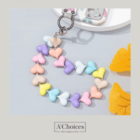 سلسال جوال مصنوعة يدوياً من الإكريلك الملون