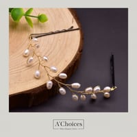 اكسسوار شعر لولو من النحاس المطلي بالذهب