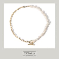 سلسال تشوكر نصف سلسلة ونصف لولو بالامكان الارتداء...