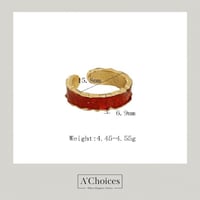 خاتم مصنوع من الفضة عيار 925 مطلي بالذهب بلونين أخ...