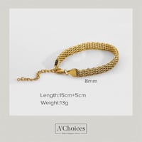 سوار مطلي بالذهب 18 يمكن التحكم بالمقاس