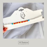 سلسال خرز ملون بعدة خيارات