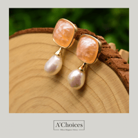 أقراط مصنوعة يدوياً من الفضة و النحاس المطلي بالذه...