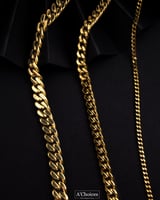 خلخال ذهبي مطلي مصنوع من الفولاذ المقاوم للصدأ بثل...