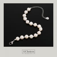 اساور من اللؤلؤ الزراعي المطلي بالذهب بلونين ذهبي...