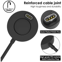 سلك شاحن متوافق مع إصدارات ساعات جارمن فينكس / فين...