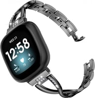 سوار تبديل معدن نسائي لساعات فيتبيت فيرسا 3 / فيتب...