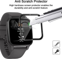 4 قطع - حامي شاشة لساعة جارمن فينو اس كيو 2