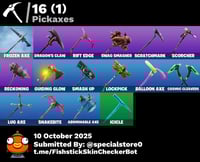 حساب فورت نايت + السكنات 32 + سكنات نادرة + ايميل...