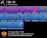 حساب فورت نايت + السكنات 15 +مناسب للبداية + ايميل...