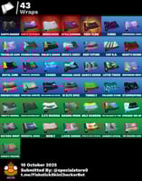 حساب فورت نايت + السكنات 53 + سكنات نادرة + ايميل...