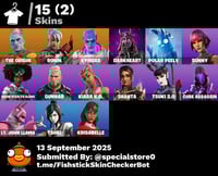 حساب فورت نايت + السكنات 15 +مناسب للبداية + ايميل...