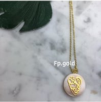 قلاده (فإني قريب) مع الفص مقاس وسط