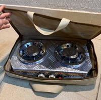 موقد غاز عينين 2 ، مصنوع من الاستيل كذلك مضاف له ز...