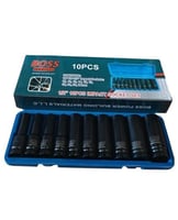 طقم مقاس 1/2 انش 10 قطع صلبة